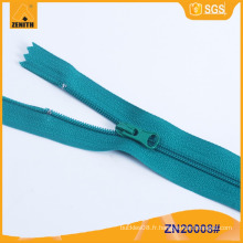 Eco-Friendly Metals Detector 3 # Nylon Zippers Fermer Fin ZN20008